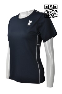 T728 Design Sports T-Shirt  Customized Women's Slim T-Shirt  Contrast Shrimp Su Line  Chain Design  Equestrian Sports T-Shirt  T-Shirt Store